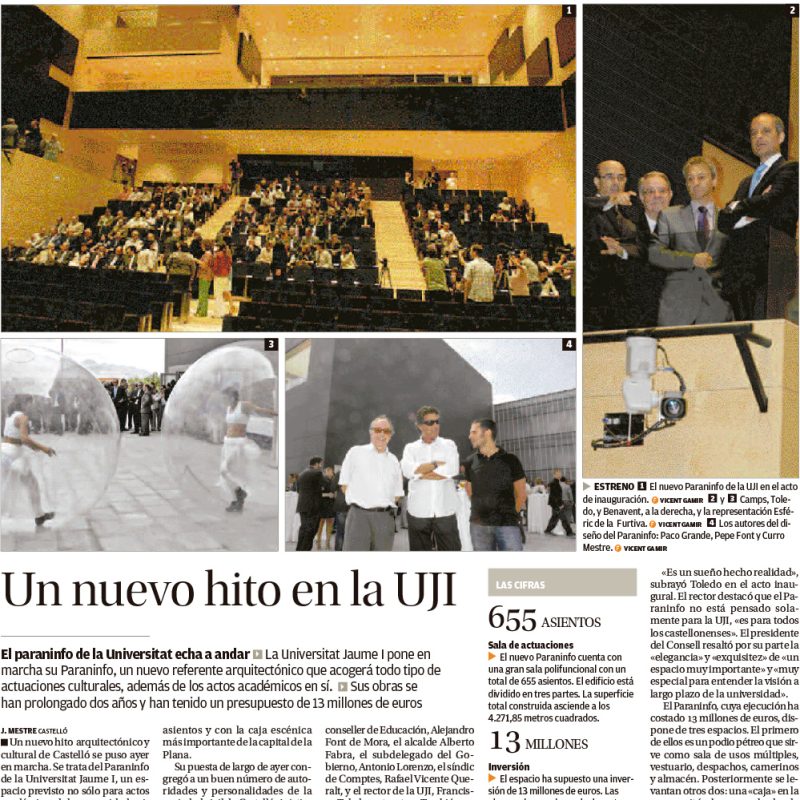 Un nuevo hito en la UJI